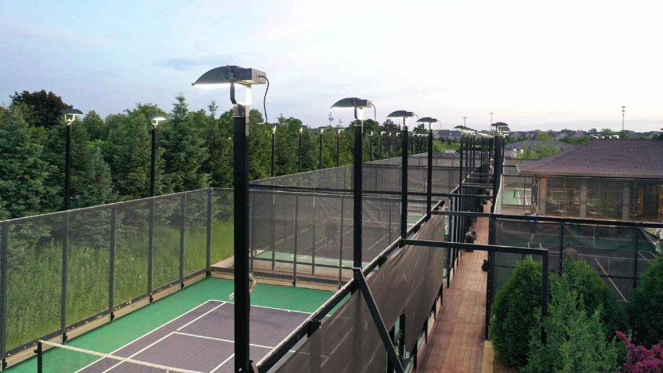 Solar Tennis Court Lighting
