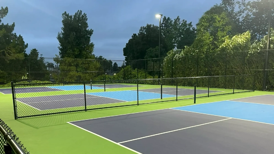 Solar Pickleball Court Lighting